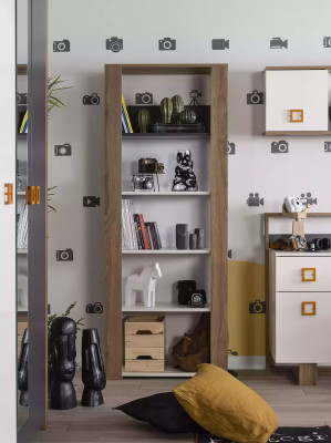 Komplette Bett Kindermöbel Kinderbett Kinderzimmer Holz Grau Set 4tlg