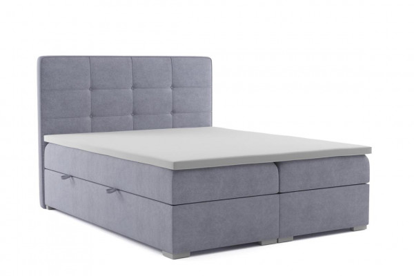 Bett Schlafzimmer Luxus Textil Möbel Polstermöbel Stil Boxspringbett