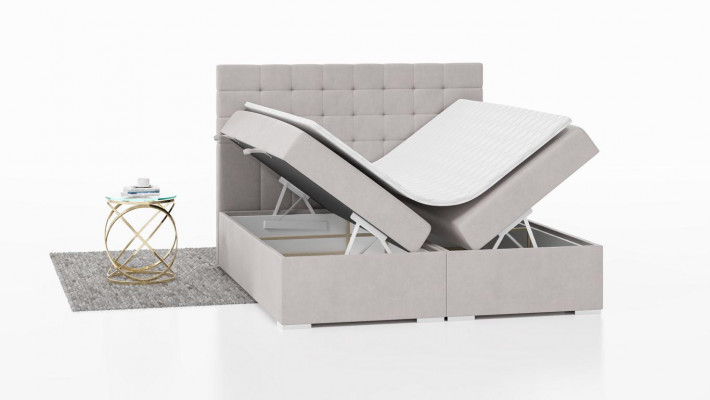 Bett Möbel Modern Design Doppelbett Luxus Schlafzimmer Textil Boxspringbett