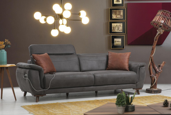 Luxus Dreisitzer Sofa Modern Sitzmöbel  Wohnzimmer Couch Polstermöbel