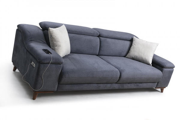 Dreisitzer Sofa Couch Wohnzimmer Polstermöbel Textil Modern Möbel Neu