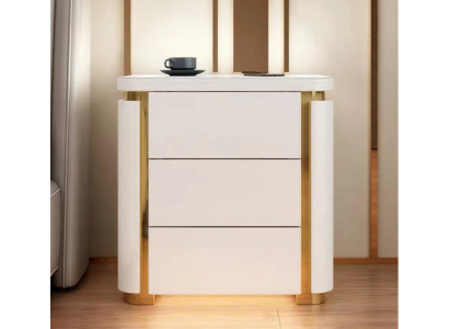Design Nacht Tisch.Konsole Metall Glanz Tische Konsolen Schlaf Zimmer