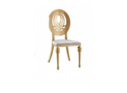 Stuhl 1x Ess Zimmer Stühle Sessel Edelstahl Design Möbel Metall Stahl
