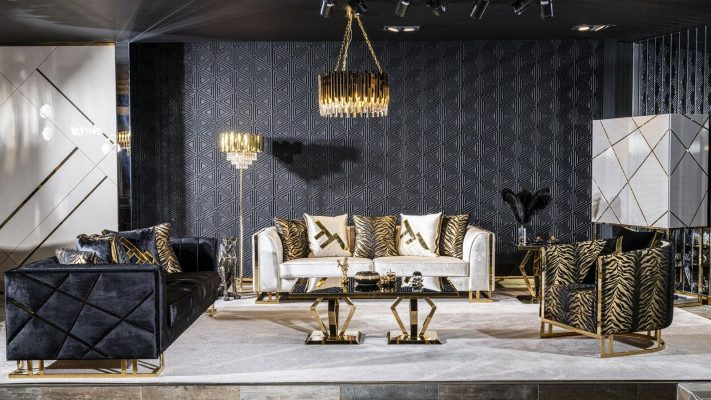 Sofa 3 Sitz Sofas Sitz Design Couch Dreisitzer Luxus Möbel Stil Modern