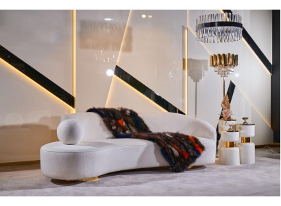 Luxus Dreisitzer Sofa 3 Sitzer Sofas Sitz Design Möbel Couchen weiß