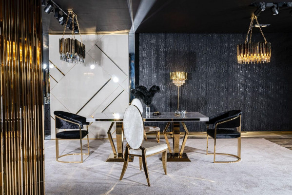 Luxus Tische Esszimmer Tisch Esszimmer Moderner Edelstahl Sofort Weiß