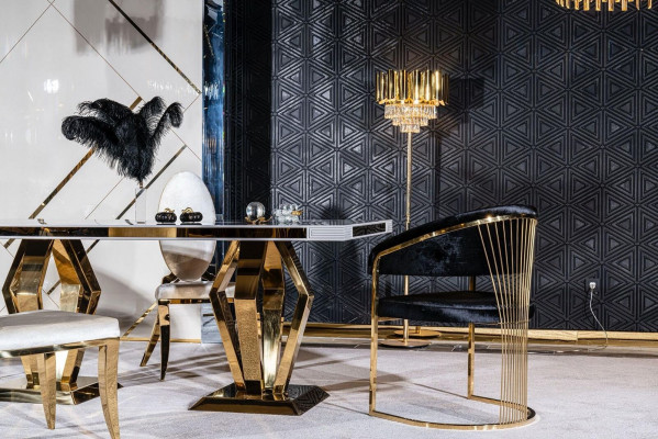 Luxus Tische Esszimmer Tisch Esszimmer Moderner Edelstahl Sofort Weiß