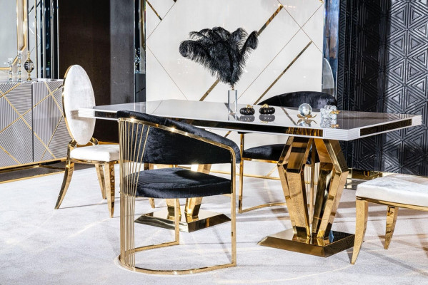 Luxus Tische Esszimmer Tisch Esszimmer Moderner Edelstahl Sofort Weiß