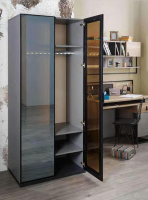 Kinderzimmer Jugendzimmer Set Bett Eckschrank Schrank Schreibtisch Möbel 4tlg