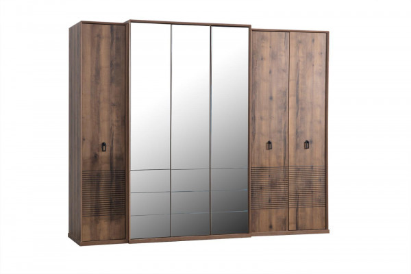 Grau-Braunes Schlafzimmer-Set für moderne Wohnwelten