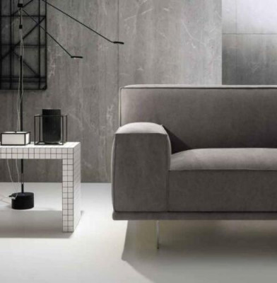 Sofagarnitur 3+1 Sitzer Textil Relax Set Design Sofas Polster Couchen alfitalia