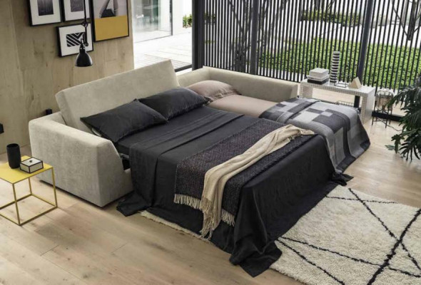 Luxus Ecksofa L-Form Sofas Couch Leder Möbel Sofas Stoff Design Neu alfitalia