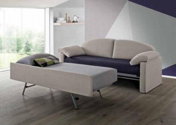 Design Sofa 3 Sitzer Couch Polster Luxus Textil Zweifarbig Italienische Möbel