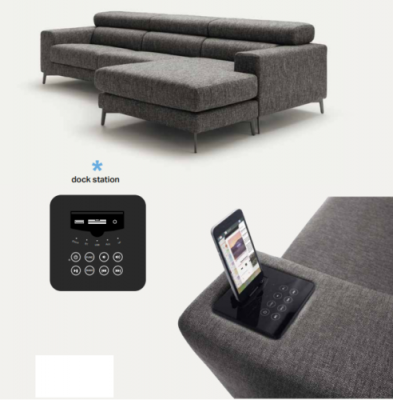 Design Polster Wohnzimmer Moderne Luxus Ecke Textil Holz Sofa L-Form alfitalia