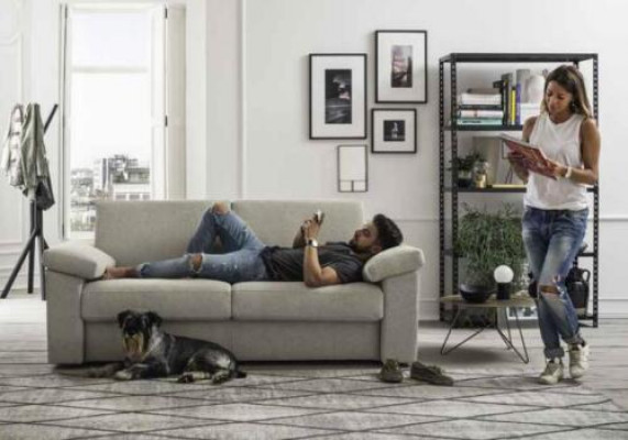 Italienische Möbel Design Sofas Couchen Stoff Sofa Couch Schlafsofa alfitalia