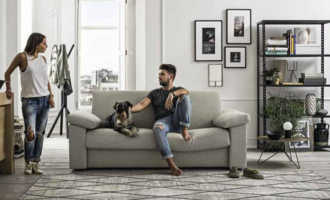 Italienische Möbel Design Sofas Couchen Stoff Sofa Couch Schlafsofa alfitalia