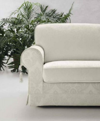 Textil Stoff Luxus 3 Sitzer Couch Polster Holzrahmen Sofa Textil Couch alfitalia