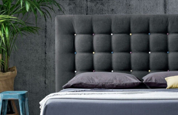 Chesterfield Luxus Betten Schlaf Zimmer Textil Bett Polster Design Doppel Hotel