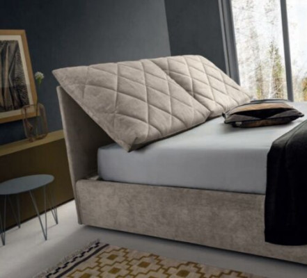 Designer Bett Stoff Hotel Holz Betten Doppel Schlaf Zimmer Luxus Modern Italien