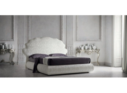 Luxus Italien Design Möbel Schlafzimmer Doppelbett 160x200cm HolzTextil Möbel