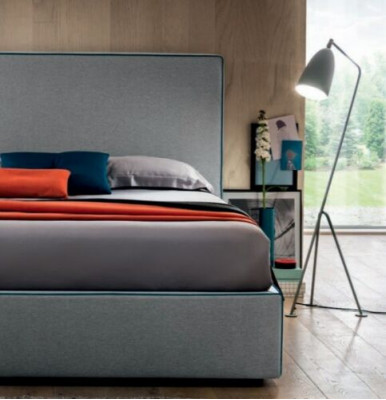 Luxus Betten Textil Hotel Polster Sitz Textil Italien Designer Bett Schlafzimmer