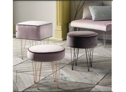 Sitzhocker Hocker Ottomane Relax Pouf Fußhocker Rund Hocker Polsterhocker Neu