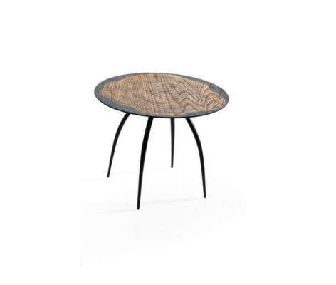 Luxus Design Couchtische Schwarz Runder Tische Wohn Zimmer Beistell 