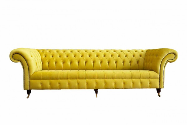Sofa Viersitzer Chesterfield Design Sofas Möbel Wohnzimmer Couch Polster