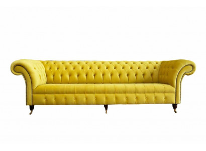 Sofa Viersitzer Chesterfield Design Sofas Möbel Wohnzimmer Couch Polster