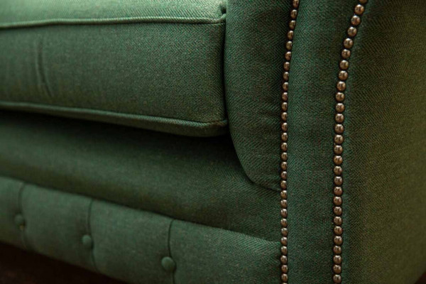 Sofa 4 Sitzer Grün Wohnzimmer Modern Design Polster Stoff Luxus 