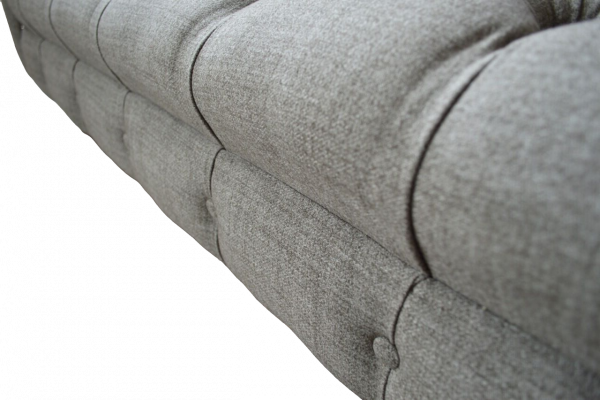 Chesterfield Couch 3 Sitzer Polster Sitz Textil Stoff Couchen Sofa Neu