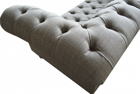 Chesterfield Couch 3 Sitzer Polster Sitz Textil Stoff Couchen Sofa Neu