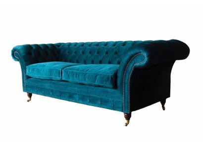 Designer Sofa 3 Sitzer Chesterfield Couch Polster Sofas Designsofa Sitz