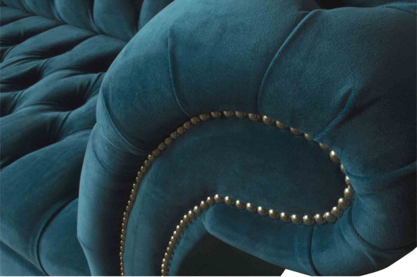 Sofa Dreisitzer Polster 3 Sitzer Sofas Design Luxus Möbel Textil Neu