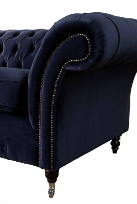 Chesterfield Dreisitzer Couch Polster Design Sofa 3er Sitz Sofas Möbel