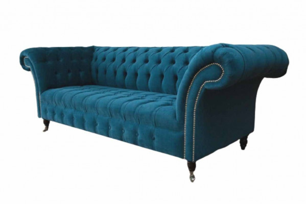 Dreisitzer Couch Polster Chesterfield Sofa Design Sofas Couchen Textil