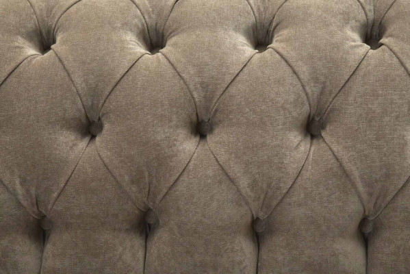 Dreisitzer Chesterfield Sofa 3 Sitz Sofas Grau Stoff Wohnzimmer Luxus