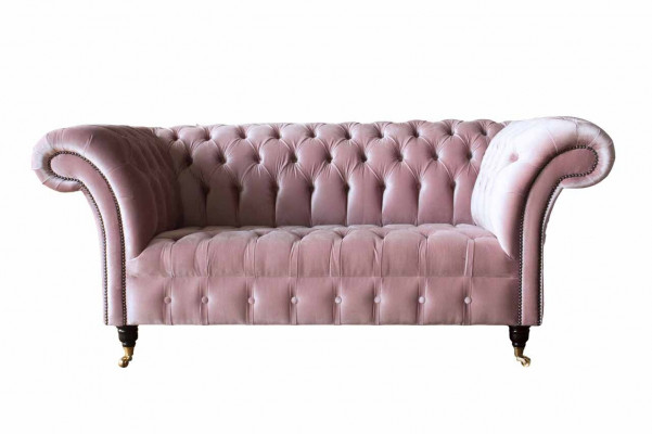 Chesterfield Zwei Sitzer 2 Sitz Couch Polster Sitz Sofa Couchen Design