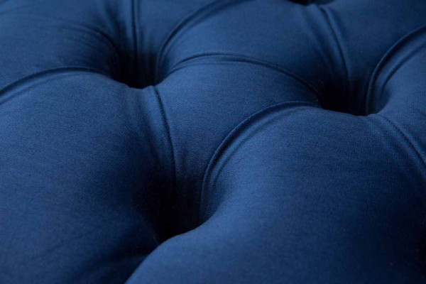 Englische Chesterfield Büro Sitzmöbel Einrichtung Sofa Couch 2 Sitz Royalblau