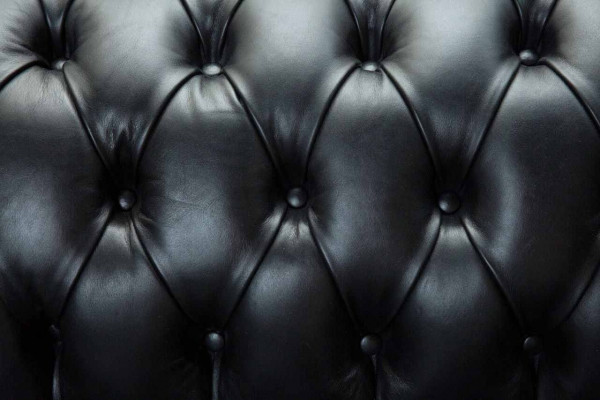 Dreisitzer Luxus Sofa 3 Sitzer Sofas Sitzer Leder Schwarz Chesterfield