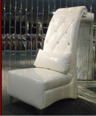 Luxus Sessel Chesterfield Kunstleder 1 Sitzer Weiß Sessel Lounge