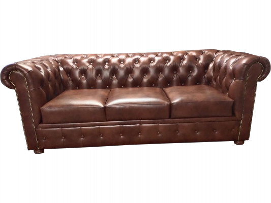 Luxus Chesterfield Sofa 3 Sitzer Couchen Lounge Sofas Couch 230cm Stoff