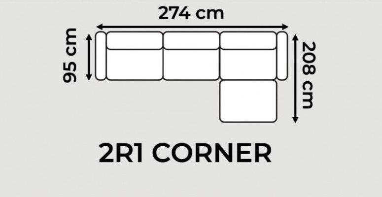 Ecksofa italienischer Stil Bequemes Design Sofa Polster Textil Wohnzimmer Stoff