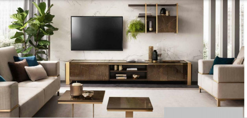 Luxus Sideboard tv Lowboard rtv xxl Schrank Tisch Wohnzimmer Holz rtv Neu Hotel