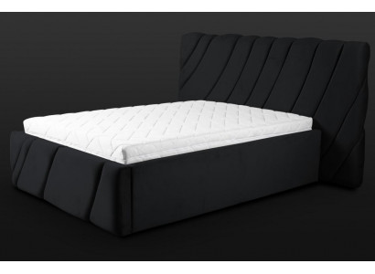 Schwarzes Bett Samt Betten Doppelbett 160x200 Design Hotel Einrichtung