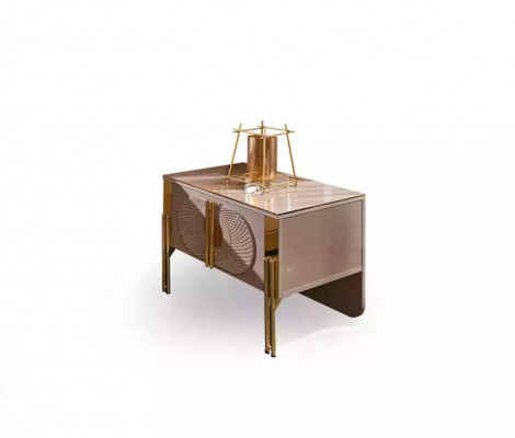 Schlafzimmer Garnitur Bett 2x Nachttische Bettgestell Hotelbett 3tlg