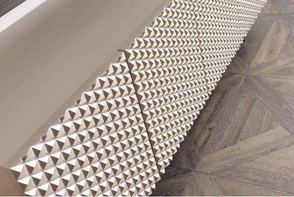 TV Wand Paneel Verkleidung Holz Luxus rtv Wohnzimmerwand Fernseh Möbel