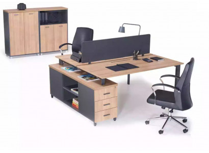 Schreibtisch 6 Schubladen Moderne Arbeitszimmer Möbel Holztisch Luxus