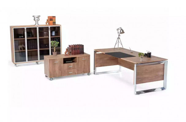 Designer Luxus Kommode Büromöbel Holzschrank Konsole Arbeitszimmer
