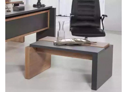 Moderner Luxus-Couchtisch Brauner Büro Ablagetisch Designer Holzmöbel